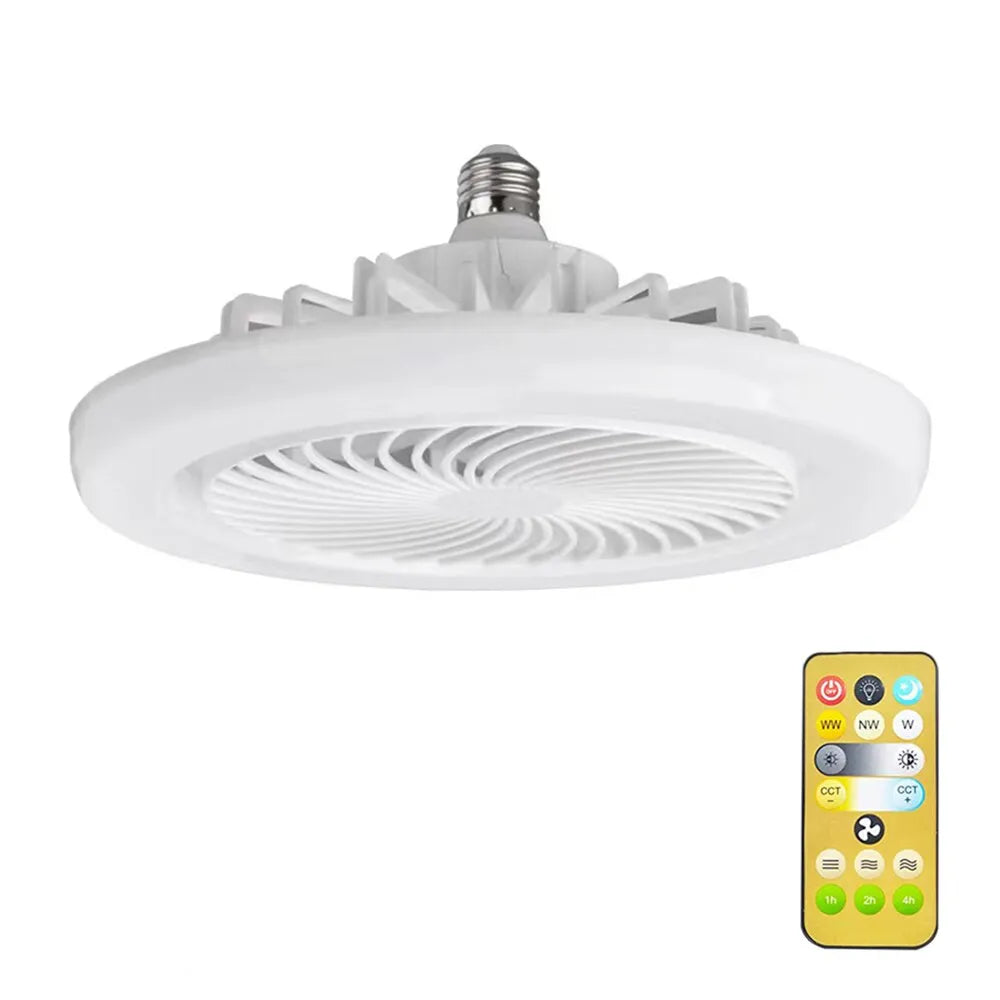 Smart Ceiling Fan with Remote Control and LED Light